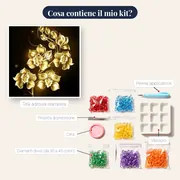 Fiori neri e gialli Mia – contenuto del kit