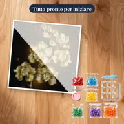 Fiori neri e gialli Mia – kit pronto per iniziare