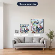 Artistic Floral Vulture – available sizes
