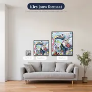 Diamantschilderij Artistieke Bloemengier – beschikbare formaten