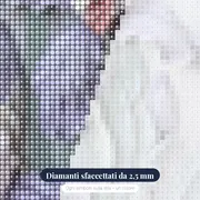 Fiori rosa e peonia Marlene – primo piano dei diamanti