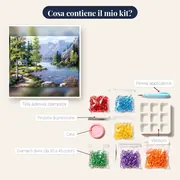 Lo chalet sul lago – contenuto del kit