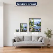 Chalet aan het meer – beschikbare formaten