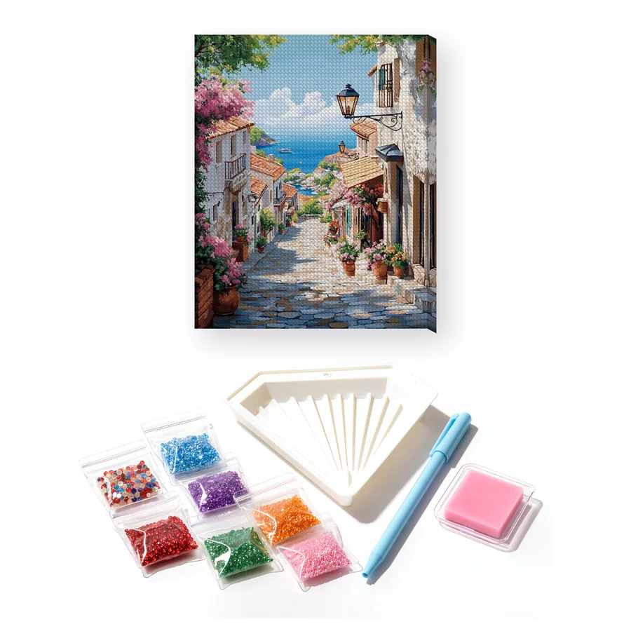 Riviera, Balcone sul Golfo - Diamond Painting