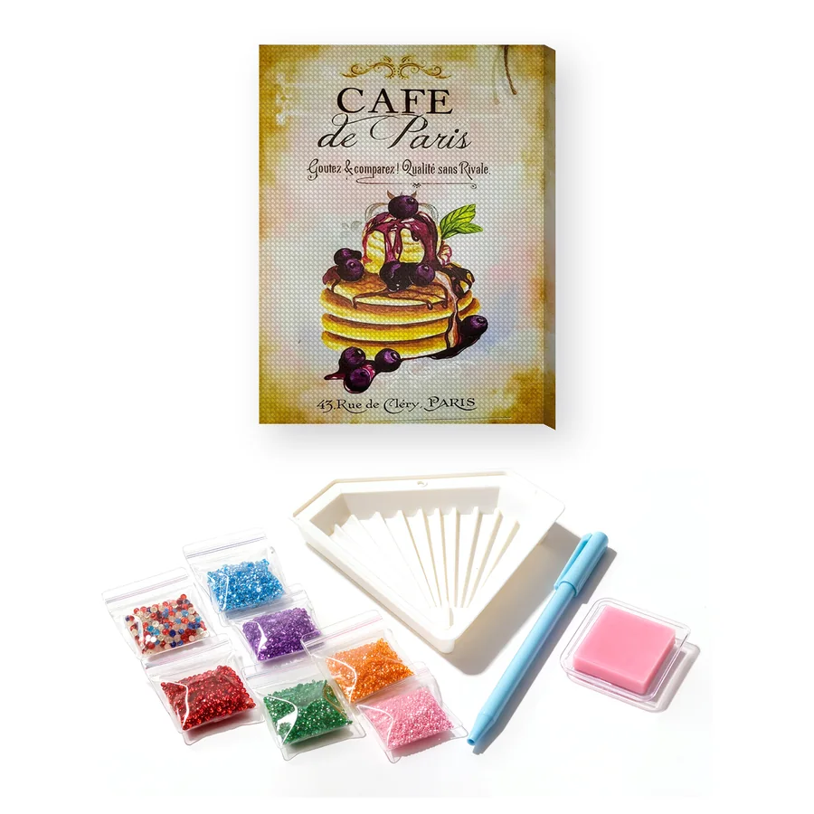 Paris Pancakes: Sweet Indulgence in Diamond Painting