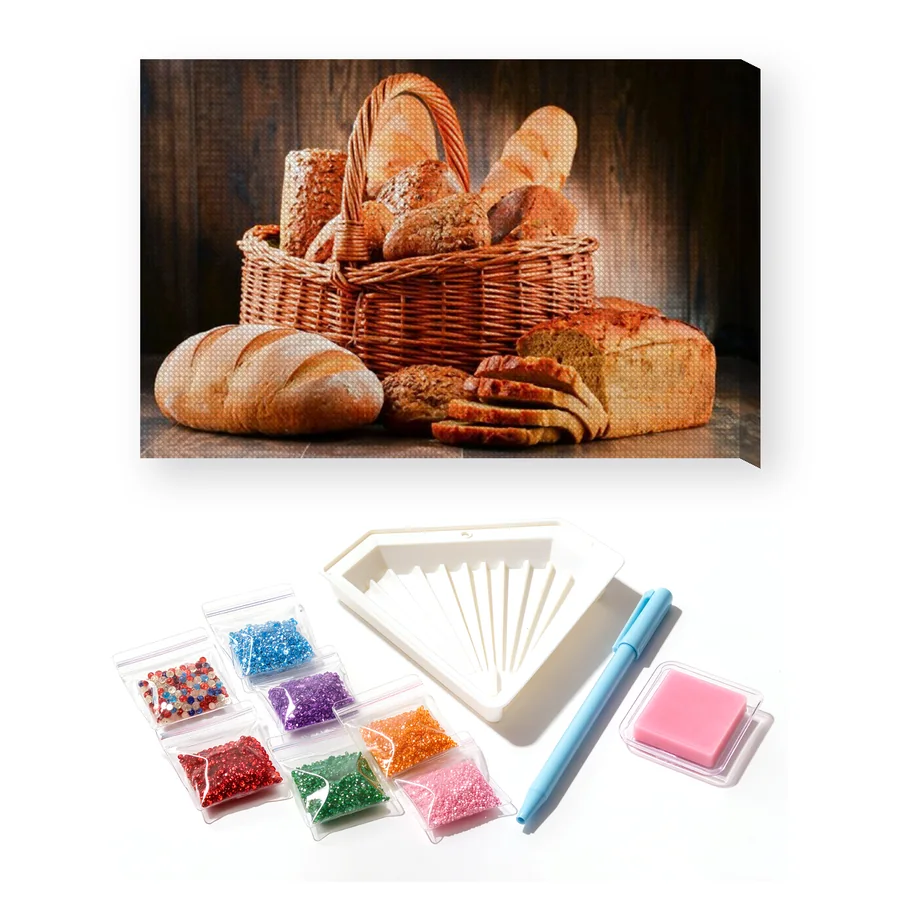 Artisan Bread Basket Diamond Painting