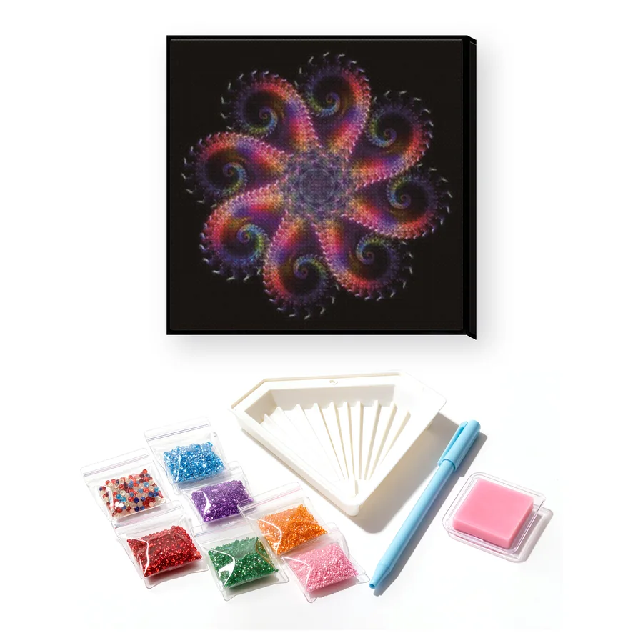 Mandala a spirale cosmica