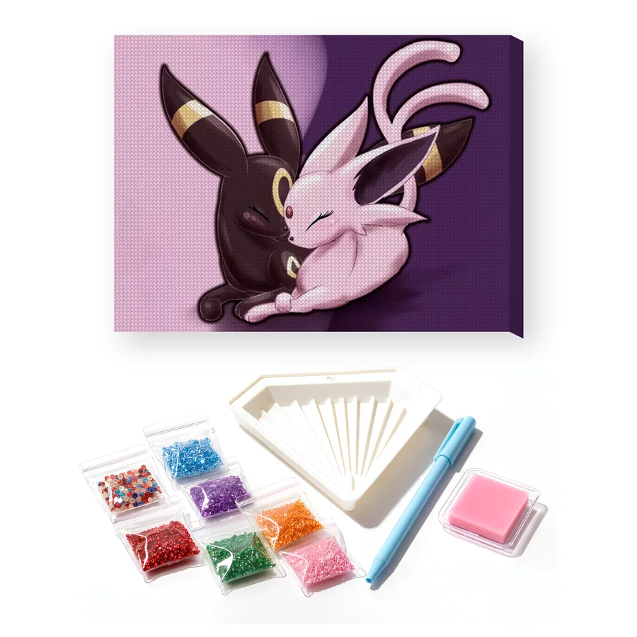 Diamond Painting Pokémon Le Duo Yin Yang