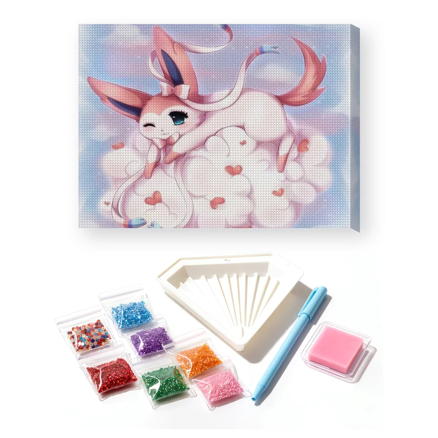 Diamond Painting Pokémon De Zoete Droom van Sylveon