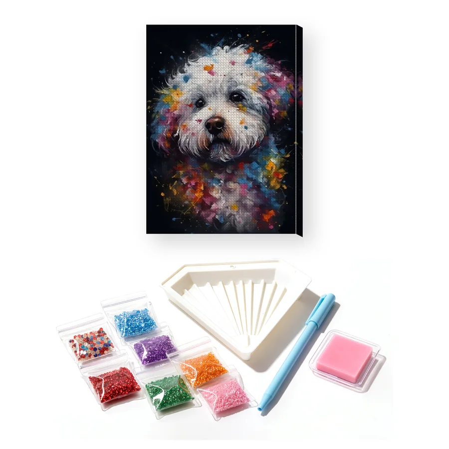 Malteser Aquarell Diamond Painting