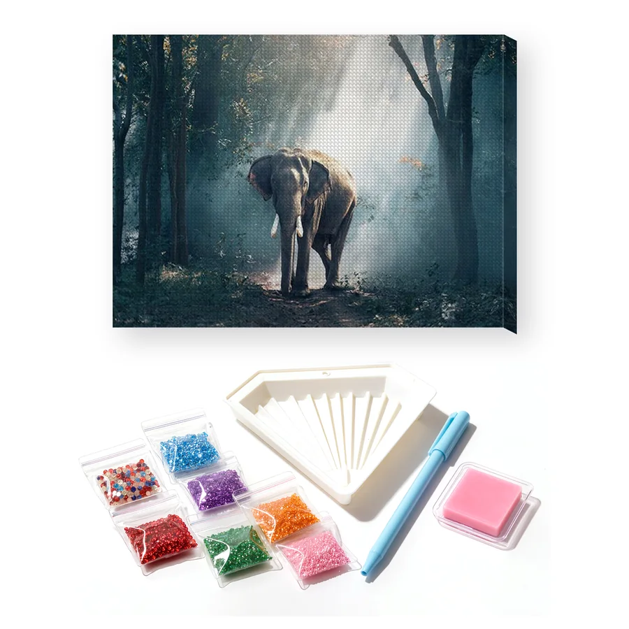 Elephant in the Enchanted Forest