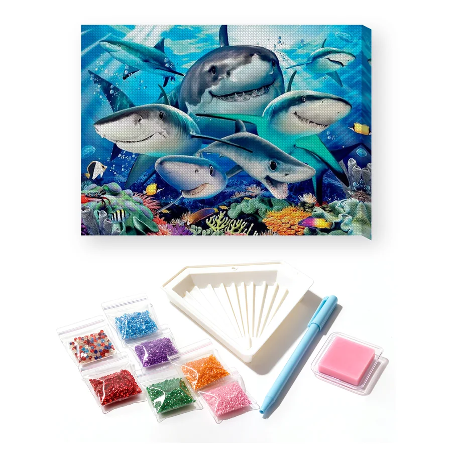 The Smiling Shark Family