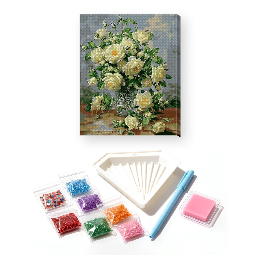Flowers: Il bouquet di rose bianche