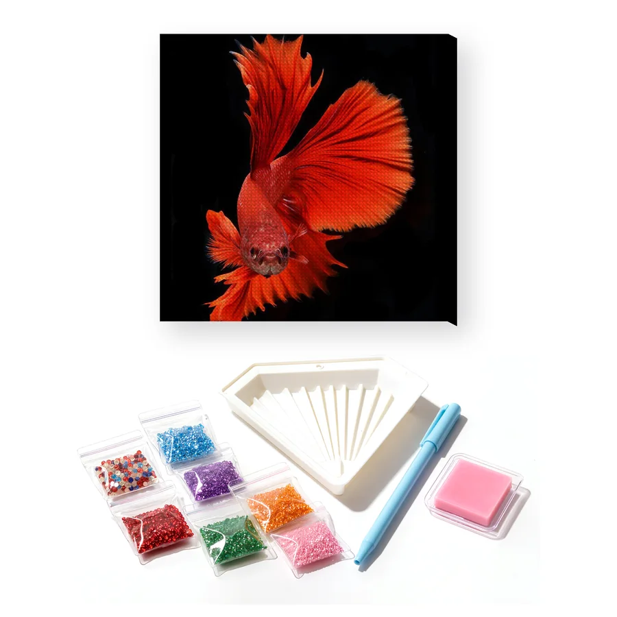 Blazing Fighting Fish