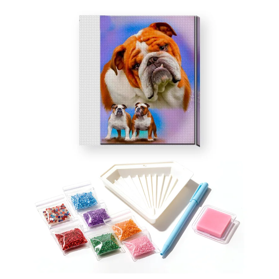 Bulldog Bianco e Marrone