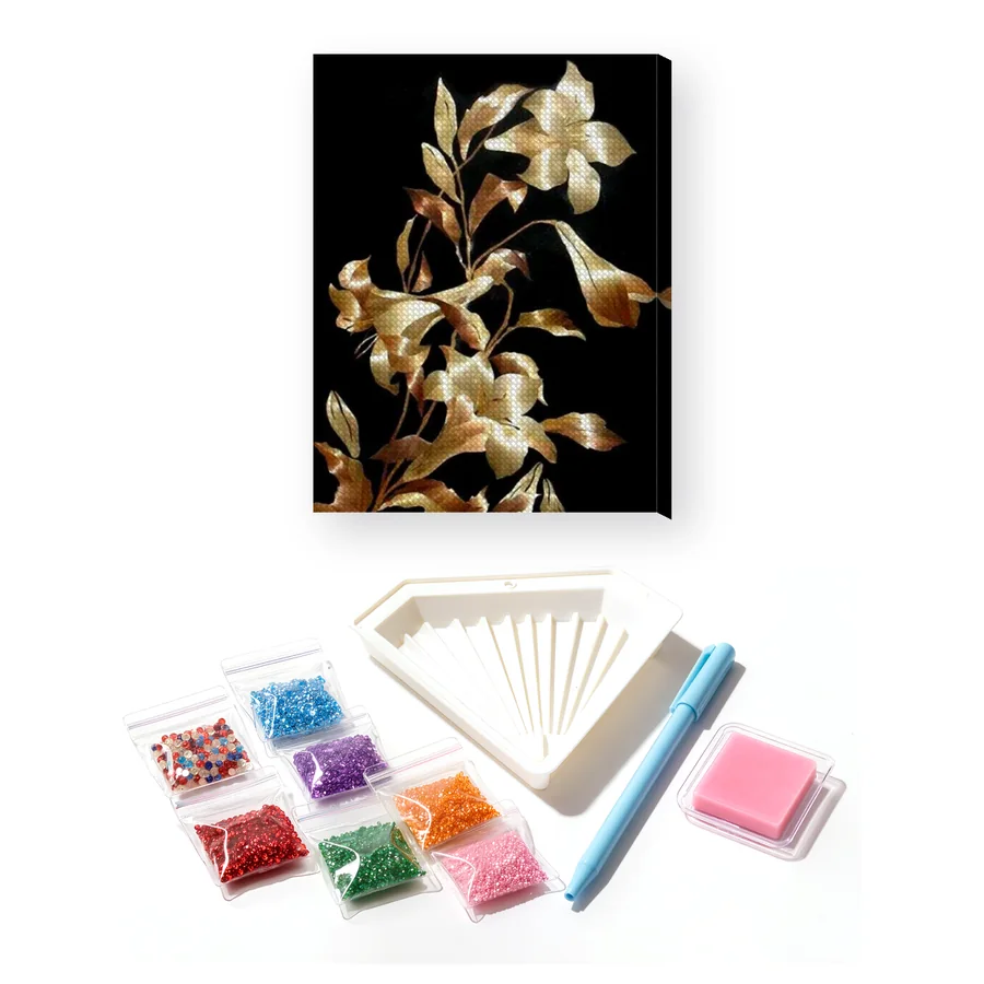 Fiori neri e gialli Emy