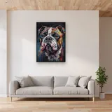 Bouledogue Francese a Colori Diamond Painting – Soggiorno