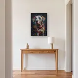 Dalmatiner mit bunten Flecken Diamond Painting – Flur