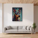 Gordon Setter a Riposo - Diamond Painting – Soggiorno