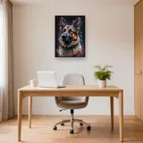 Pastore Tedesco al Vento Diamond Painting – Studio