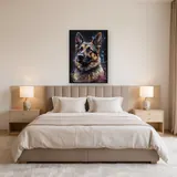 Pastore Tedesco al Vento Diamond Painting – Camera