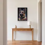 Pastore Tedesco al Vento Diamond Painting – Ingresso