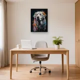 Setter Inglese, Sagoma Snella Diamond Painting – Studio