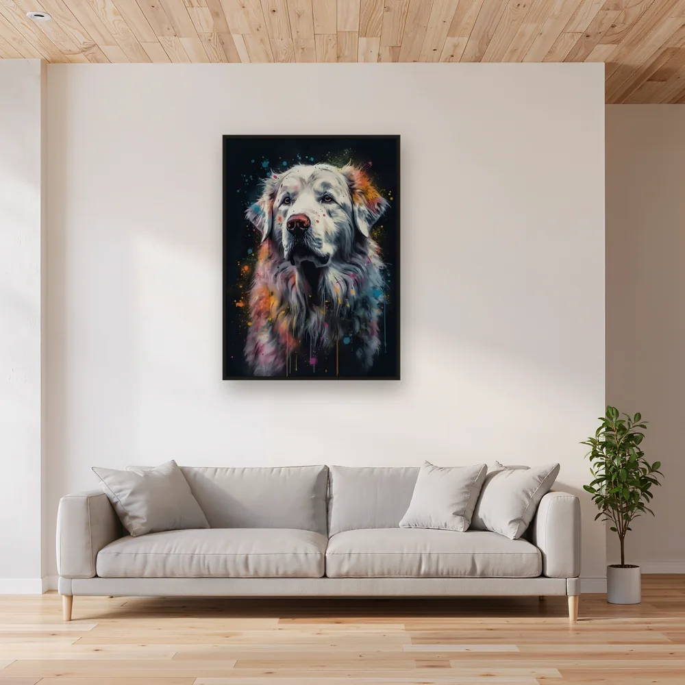Setter Inglese, Sagoma Snella Diamond Painting – Soggiorno