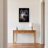 Alaskan Malamute, Nordischer Geist Diamond Painting – Flur