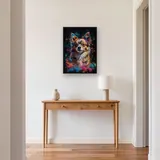 Langhaar-Chihuahua Diamond Painting – Flur