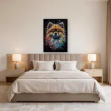 Volpino di Pomerania, Palla di Pelo - Diamond Painting – Camera