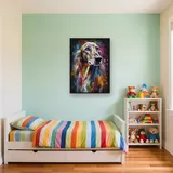 Setter Inglese a Riposo Diamond Painting – Cameretta