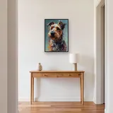 Wacher Yorkshire Terrier Diamond Painting – Flur