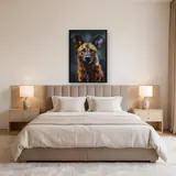 Pastore Tedesco Fedele Diamond Painting – Camera