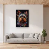 Yorkshire Terrier a Riposo - Diamond Painting – Soggiorno