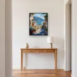Amalfi, Le Scale Fiorite - Diamond Painting – Ingresso
