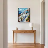 Santorini, Il Sentiero del Mulino Diamond Painting – Ingresso