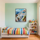 Santorini, Il Sentiero del Mulino Diamond Painting – Cameretta