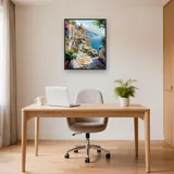 Amalfi, Kleuren van de Kust Diamond Painting – Kantoor