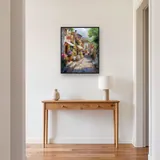 Villaggio Italiano, La Pausa Caffè - Diamond Painting – Ingresso