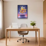 Pokémon Diamond Painting Pikachu Rainbow Shower – Office