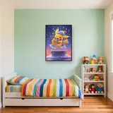 Pokémon Diamond Painting Pikachu Rainbow Shower – Kids room