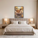 Diamond Painting Pokémon Evoli Blätterspiel – Schlafzimmer