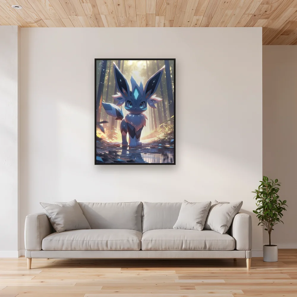 Diamond Painting Pokémon Glaziola Waldpfad – Wohnzimmer