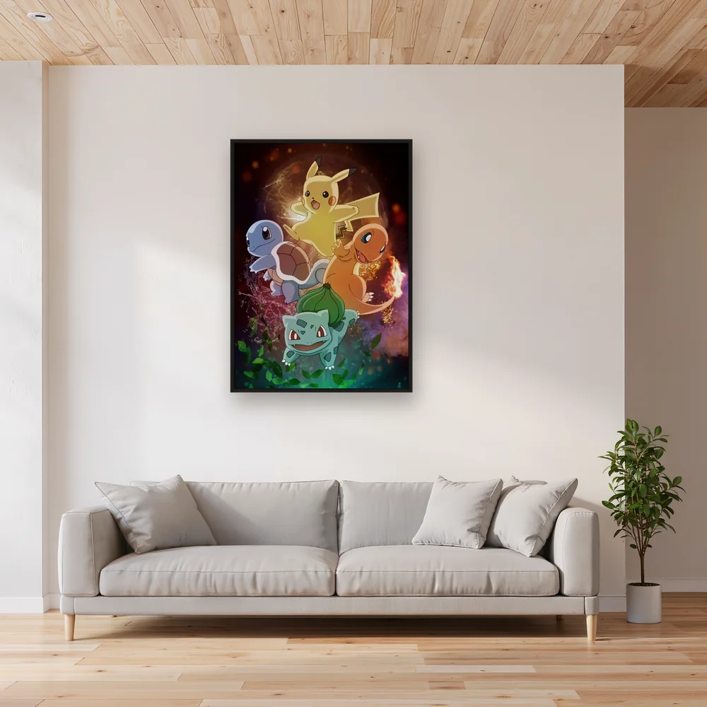 Diamond Painting Pokémon I Quattro Inseparabili – Soggiorno