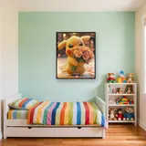 Pokémon Diamond Painting Pikachu Tender Bouquet – Kids room