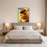 Pokémon Diamond Painting Detective Pikachu Blurry Investigation – Bedroom