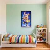 Diamond Painting Pokémon Pikachu Galaktischer Tanz – Kinderzimmer