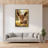 Diamond Painting Pokémon Evoli Waldzauber – Wohnzimmer