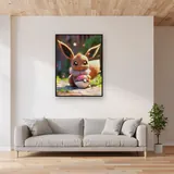 Diamond Painting Pokémon Eevee, Guardiano della Poké Ball – Soggiorno